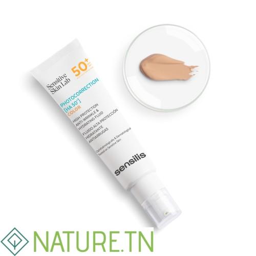 SENSILIS PHOTOCORRECTION [HA 50+] ECRAN FLUID TEINTE SPF 50 50ML 1