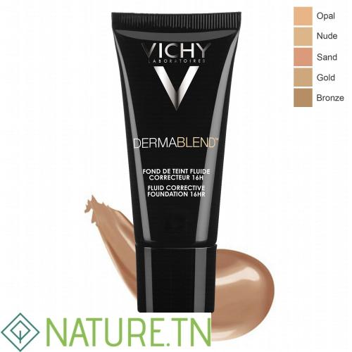 VICHY DERMABLEND FOND DE TEINT FLUIDE CORRECTEUR TEINTE 15 OPAL SPF28 30ML 1