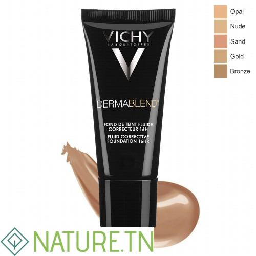 VICHY DERMABLEND FOND DE TEINT FLUIDE TEINTEE 25 NUDE SPF28 30ML 2
