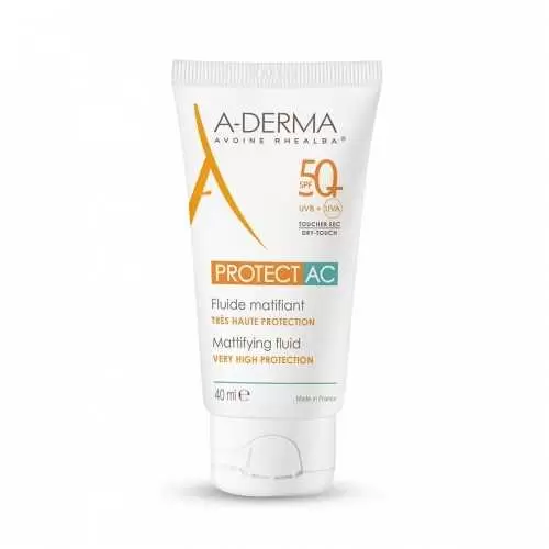 A-DERMA PROTECT AC FLUIDE MATIFIANT SPF50+ 40ML 1
