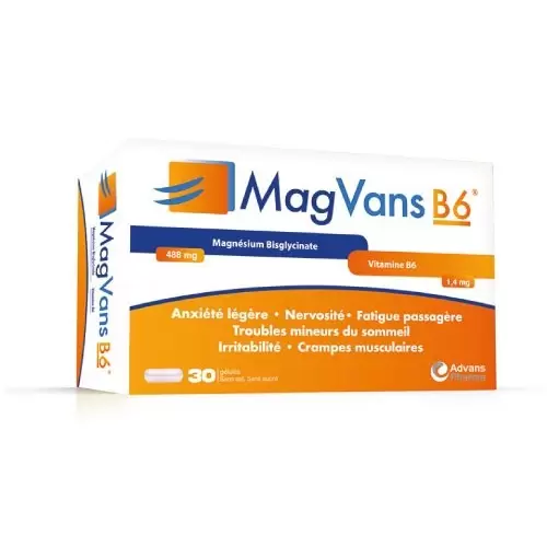ADVANS PHARMA MAGVANS B6 30 GELULES 1