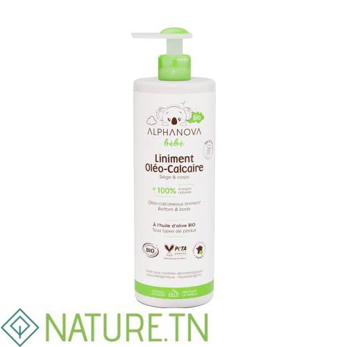 ALPHANOVA LINIMENT OLEO CALCAIRE BIO 400ML 2