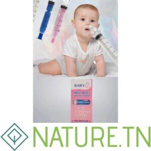 BABY CARE EMBOUT NASALE SOUPLE AVEC SERINGUE