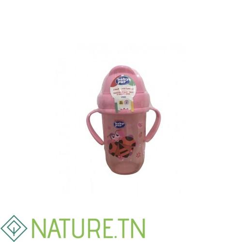 BABY PUR TASSE SPORT AVEC PAILLE ET DOUBLE ANSE 270ML 1 BABY PUR TASSE SPORT AVEC PAILLE ET DOUBLE ANSE 270ML 1