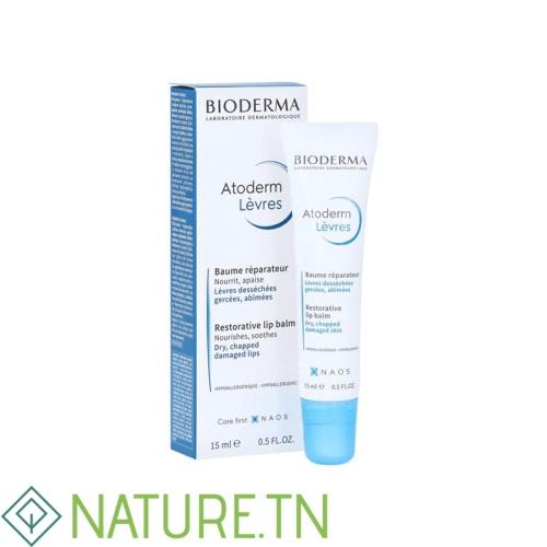 BIODERMA ATODERM BAUME REPARATEUR LEVRES 15ML 3 BIODERMA ATODERM BAUME REPARATEUR LEVRES 15ML