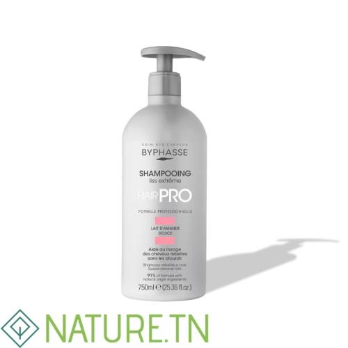 BYPHASSE SHAMPOOING LISS EXTREME CHEVEUX REBELLES 750ML 2