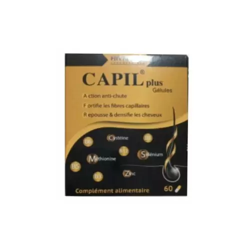 CAPIL PLUS ANTI CHUTE CHEVEUX 60 GELULES 2