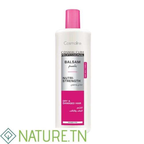 COSMALINE BAUME NUTRI-STRENGTH CHEVEUX SECS ET ABIMES 500ML 3 COSMALINE BAUME NUTRI-STRENGTH CHEVEUX SECS ET ABIMES 500ML