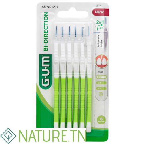 GUM BI-DIRECTION BTE DE 6 (2114) 3 GUM BI-DIRECTION BTE DE 6 (2114)