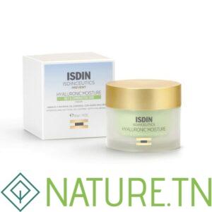 ISDIN ISDINCEUTICS CREME HYDRATANTE A BASE D’ACIDE HYALURONIQUE PEAUX MIXTES A GRASSES 50G