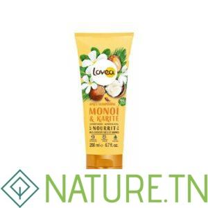 LOVEA APRES SHAMPOOING MONOI & KARITE CHEVEUX SECS ET ABIMES 200 ML