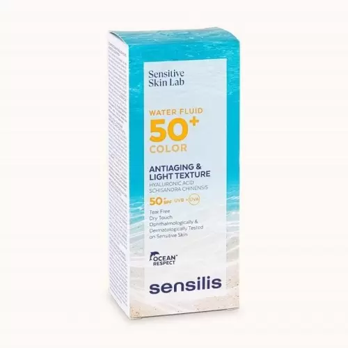 SENSILIS SENSITIVE SKIN WATER FLUID TEINTE SPF50+ 40ML 1
