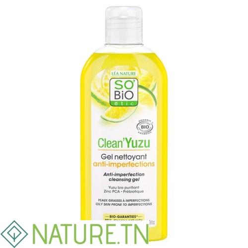 SO BIO CLEAN YUZU GEL NETTOYANT ANTI IMPERFECTIONS 200ML 2
