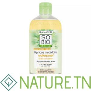 SO BIO EAU MICELLAIRE BIPHASIQUE WATERPROOF 500ML