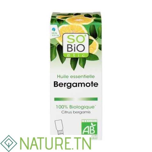 SO BIO HUILE ESSENTIELLE BERGAMOTE BIO 10ML 1