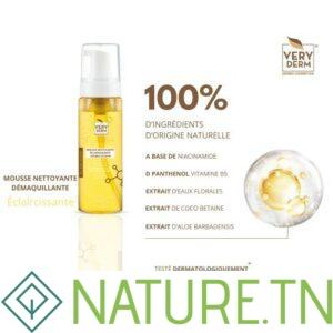 VERY DERM MOUSSE NETTOYANTE ECLAIRCISSANTE DOUBLE ACTION  200ML