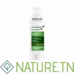 VICHY DERCOS ANTI PELLICULAIRE SHAMPOOING TRAITANT CHEVEUX NORMAUX A SECS 200ML
