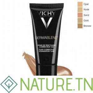VICHY DERMABLEND FOND DE TEINT FLUID CORRECTEUR 16H TEINTE 35 SAND SPF28 30ML