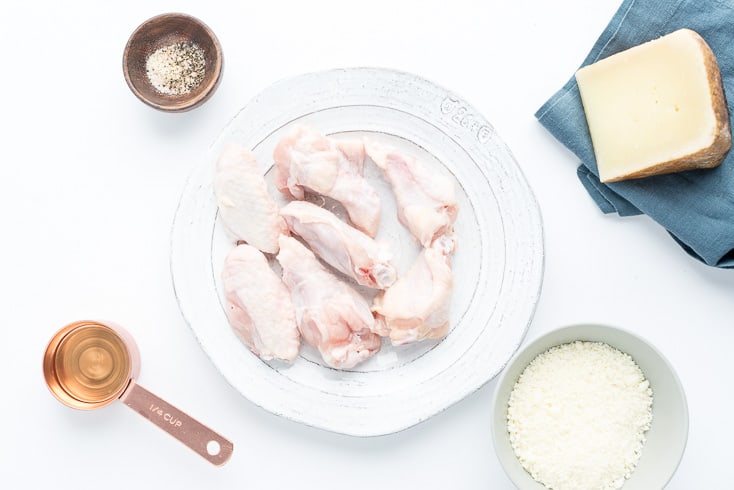 Ingrédients d'ail parmesan d'ail - Dr Axe