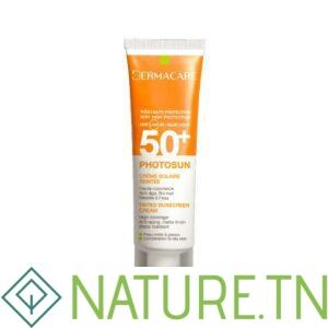 DERMACARE PHOTOSUN 02 CREME SOLAIRE TEINTE PEAUX MIXTES A GRASSES SPF 50+ 50ML