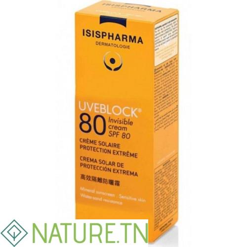 ISISPHARMA UVEBLOCK CREME SPF80 INVISIBLE 40ML 3 ISISPHARMA UVEBLOCK CREME SPF80 INVISIBLE 40ML