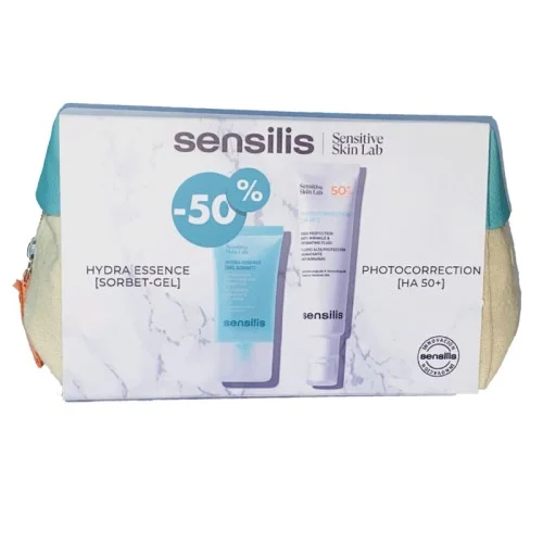 SENSILIS SKIN LAB TROUSSE PHOTOCORRECTION [HA50+] INVISIBLE 50ML+ HYDRA ESSENCE SORBET GEL 40ML(-50%) 1