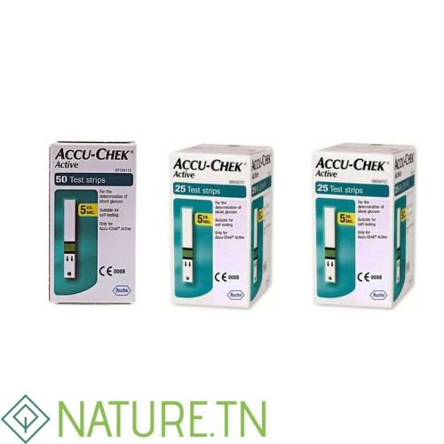 ACCU-CHEK ACTIVE COFFRET 75 BANDELETTE+25 BANDELETTE (GRATUIT) 1