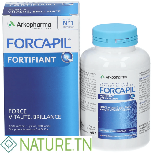 ARKOPHARMA FORCAPIL CHEVEUX ET ONGLES 180 GELULES 1 ARKOPHARMA FORCAPIL CHEVEUX ET ONGLES 180 GELULES 1