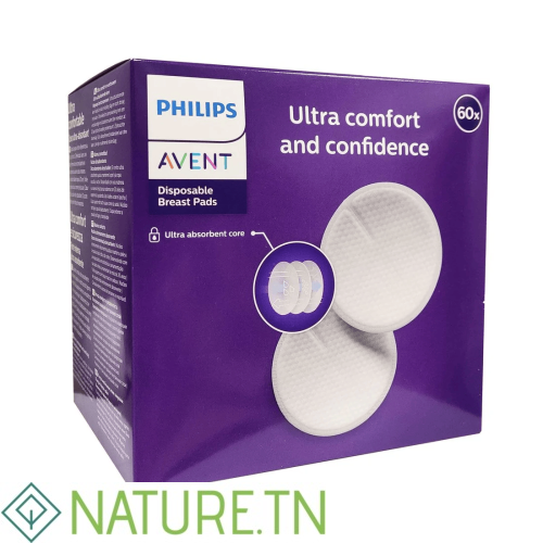 AVENT COUSSINETS D'ALLAITEMENT BOITE DE 60 JOUR ET NUIT 3 AVENT COUSSINETS D'ALLAITEMENT BOITE DE 60 JOUR ET NUIT