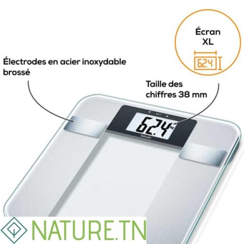 BEURER BG 13 PESE PERSONNE IMPEDANCEMETRE POUR GRAISSES 1 BEURER BG 13 PESE PERSONNE IMPEDANCEMETRE POUR GRAISSES 1