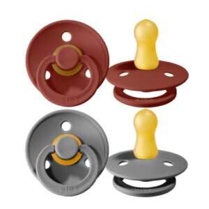 BIBS 02 SUCETTE PACIFIER RUST SMOKE 6M+ SIZE 2