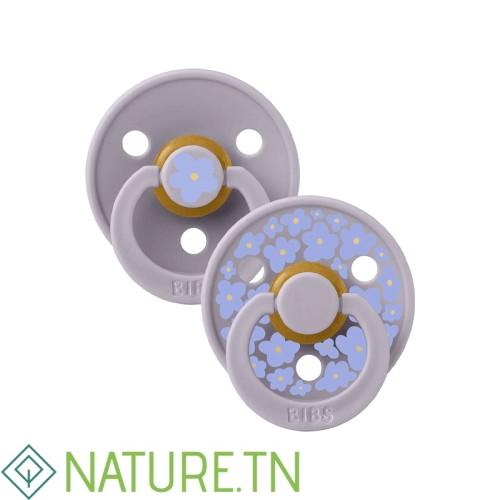 BIBS 02 SUCETTES NATURAL RUBBER JASMINE GREY MIX SIZE 1 1 BIBS 02 SUCETTES NATURAL RUBBER JASMINE GREY MIX SIZE 1 1