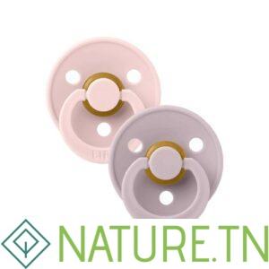 BIBS 02 SUCETTES PACIFIER BLOSSOM DUSKY LILAC SIZE 2