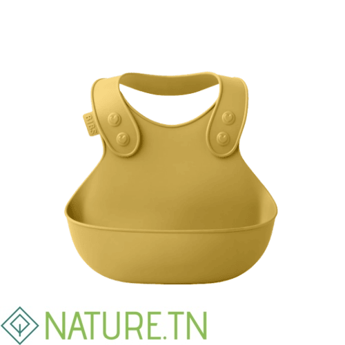 BIBS BAVOIR DE TABLE MOUTARDE 1