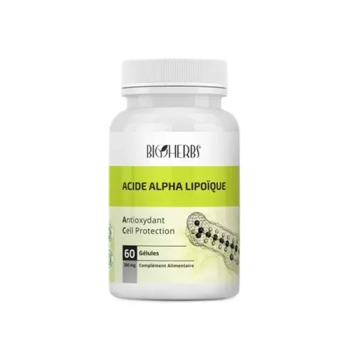 BIOHERBS ACIDE ALPHA LIPOIQUE 60 GELULES 1