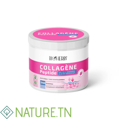 BIOHERBS COLLAGENE PEPTIDES POUDRE 240GR 1