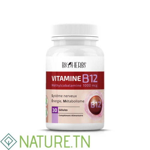 BIOHERBS VITAMINE B12 30 GELULES 2