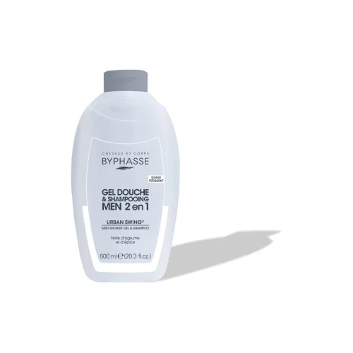 BYPHASSE GEL DOUCHE-SHAMPOOING 2 EN 1 URBAN SWING MEN 600ML 1