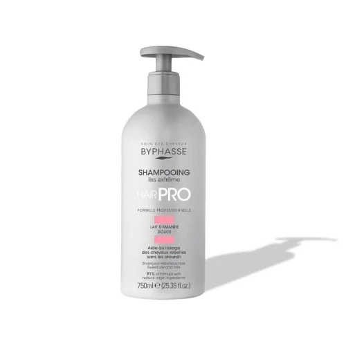 BYPHASSE SHAMPOOING LISS EXTREME CHEVEUX REBELLES 750ML 2