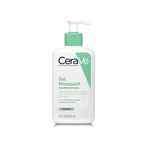 CERAVE GEL MOUSSANT PEAUX NORMALES A GRASSES 236 ML 2