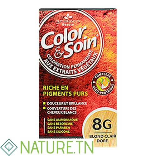 3 CHENES COLOR & SOIN COLORATION BLOND CLAIR DORE ClAIR 8G 3 3 CHENES COLOR & SOIN COLORATION BLOND CLAIR DORE ClAIR 8G