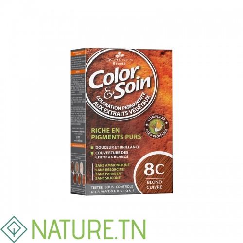 3 CHENES COLOR & SOIN COLORATION BLOND CUIVRE 8C 2