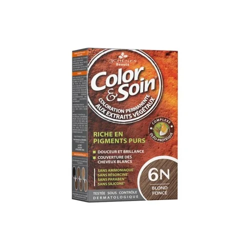 3 CHENES COLOR & SOIN COLORATION BLOND FONCE 6N 1