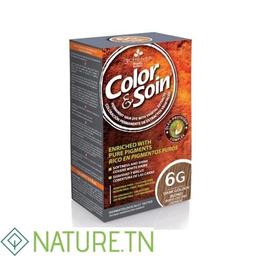 3 CHENES COLOR & SOIN COLORATION BLOND FONCE DORE 6G 2