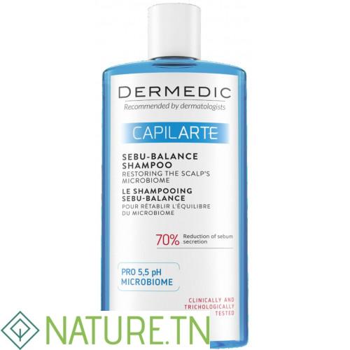 DERMEDIC CAPILARTE SHAMPOOING SEBU BALANCE CHEVEUX GRAS 300ML 2