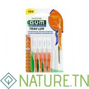 GUM BROSSETTES TRAVELER ULTRAFINE CYLINDRIQUE B/4 (1412)