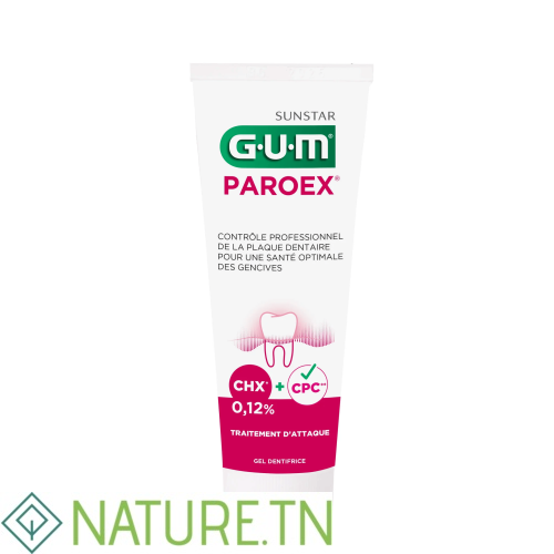 GUM DENTIFRICE PAROEX 75ML 2