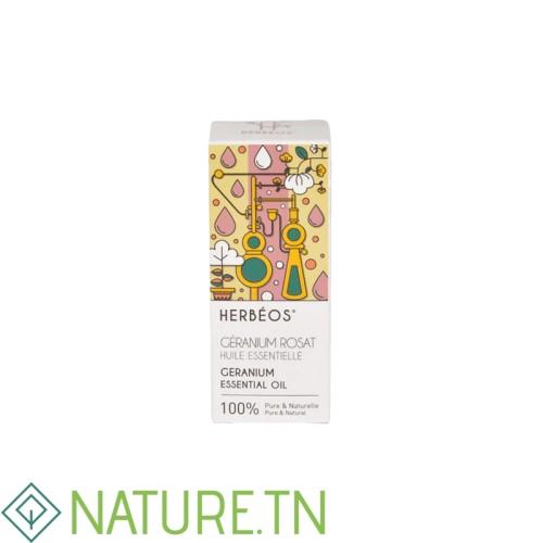HERBEOS HUILE ESSENTIELLE DE GERANIUM ROSAT 5ML 1