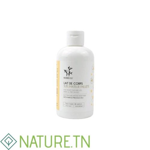 HERBEOS LAIT DE CORPS SUBLIMATEUR PAILLETE 250ML 2