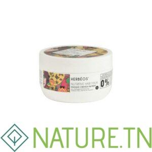 HERBEOS MASQUE NUTRITIF CHEVEUX SECS ABIMES ET CASSANTS 250ML